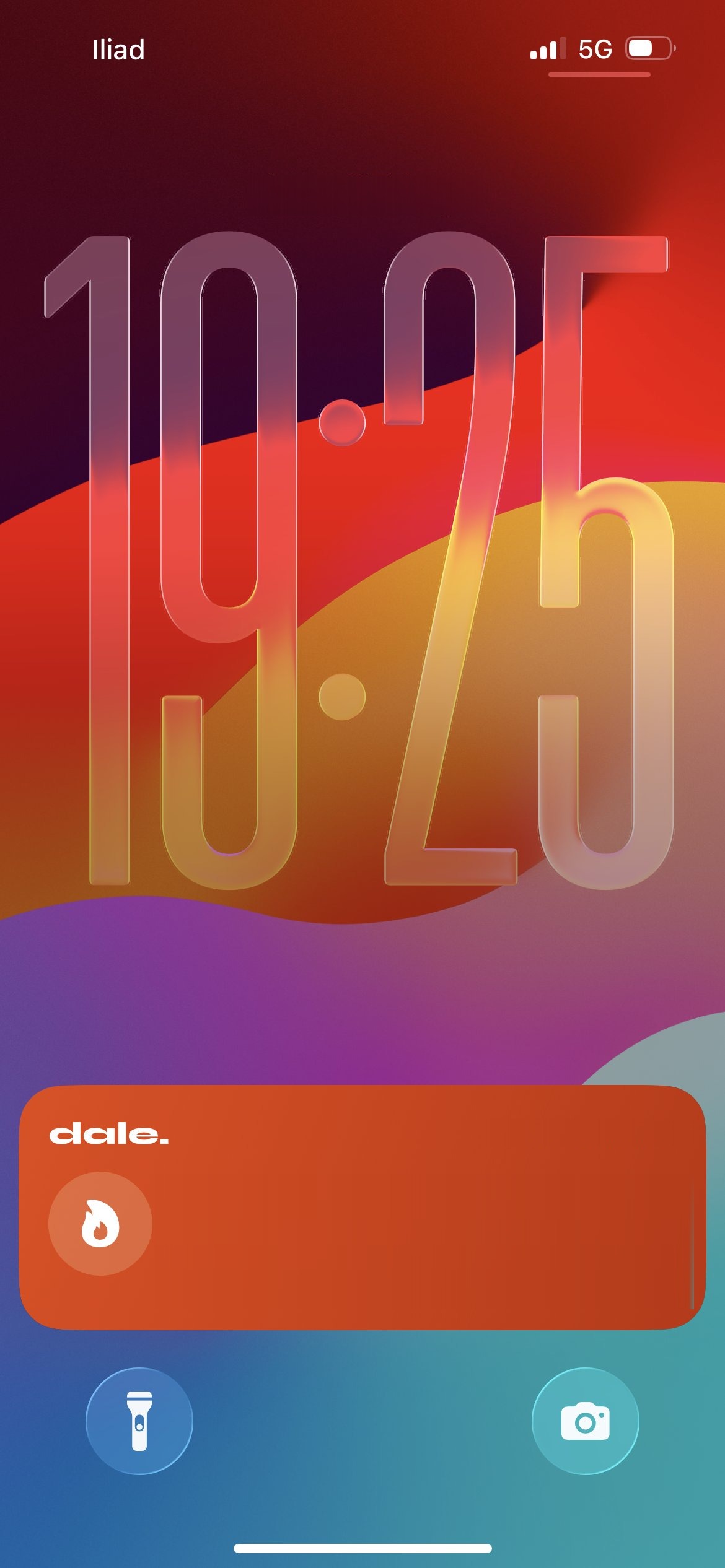 Live Activity di Dale in Lock Screen